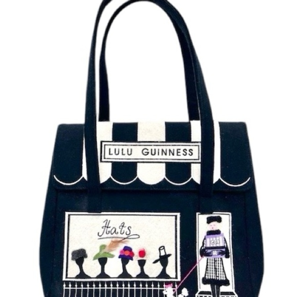 Lulu Guinness Black and White Women's Bag